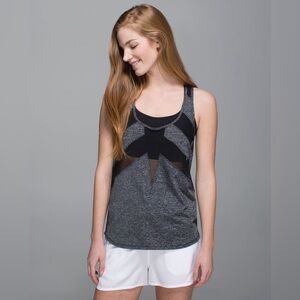 Lululemon If You're Lucky Tank Top - Heathered Black / Black